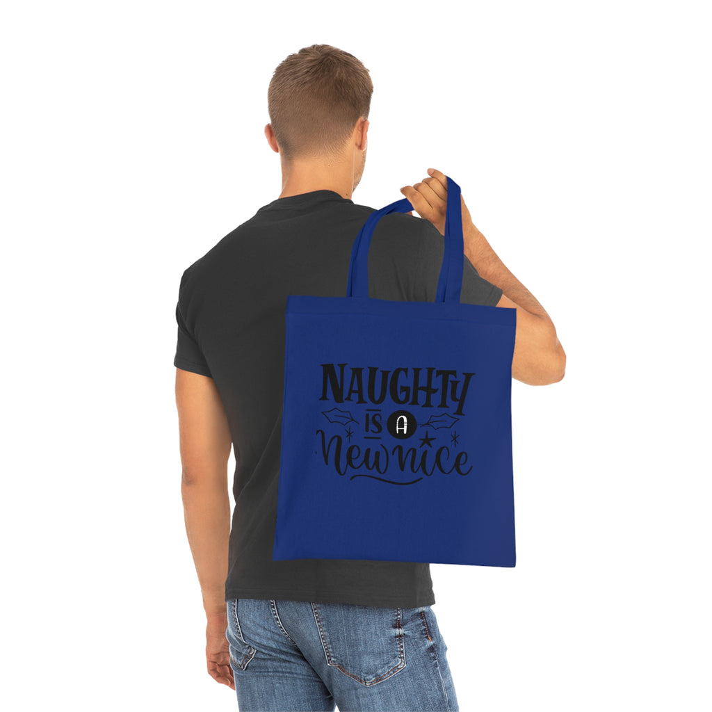Naughty Is A New Nice Cotton Tote — Funny Holiday Gift Bag