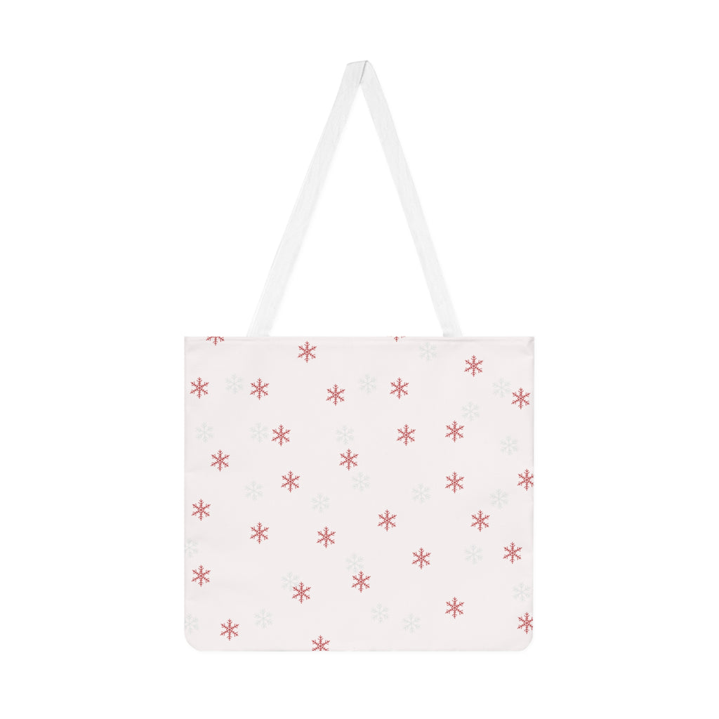 Christmas Treats Tote Bag — Festive Candy Cane Gift Shoulder Tote