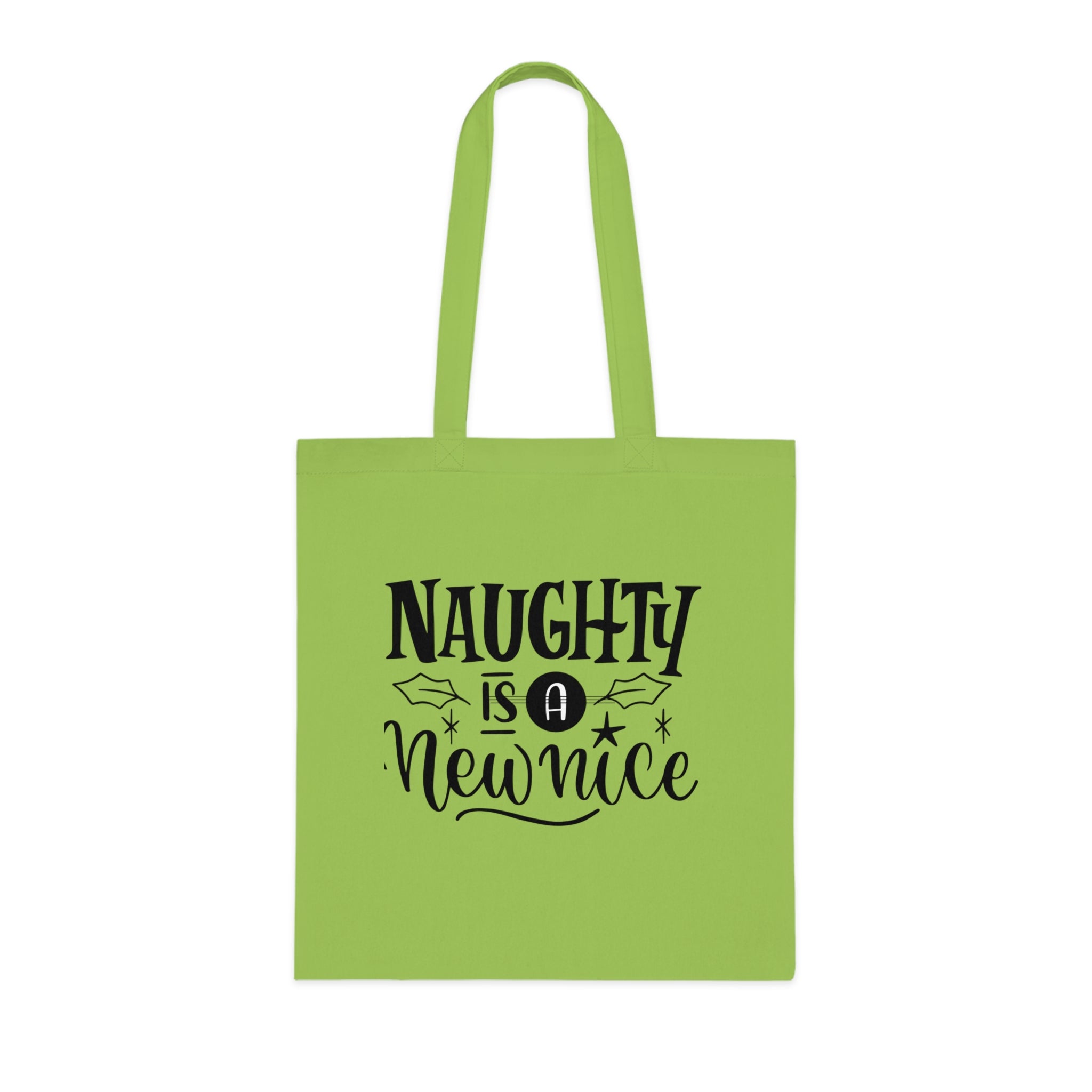 Naughty Is A New Nice Cotton Tote — Funny Holiday Gift Bag