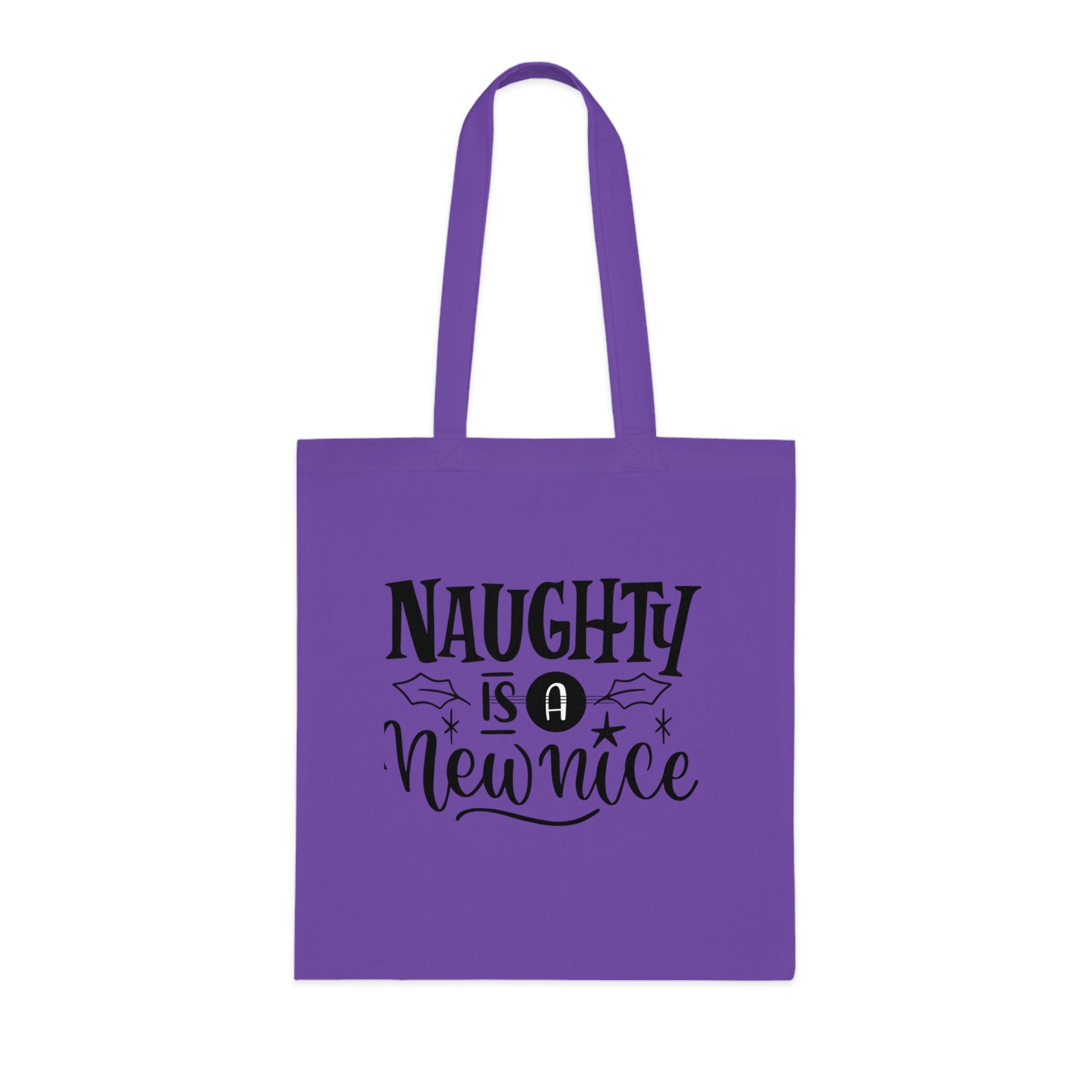 Naughty Is A New Nice Cotton Tote — Funny Holiday Gift Bag