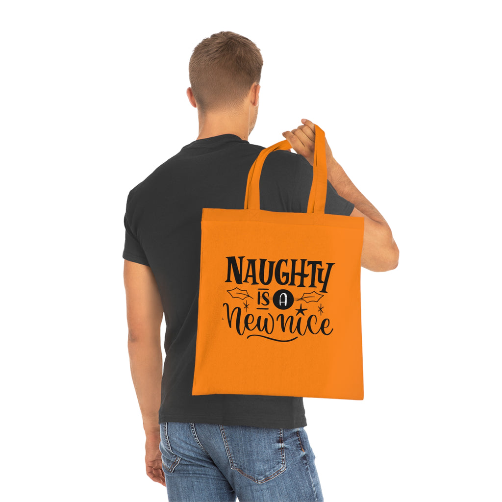 Naughty Is A New Nice Cotton Tote — Funny Holiday Gift Bag